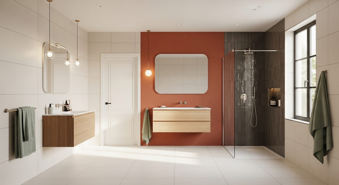 Baño reformado moderno en Tenerife